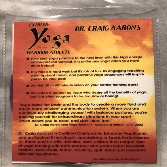 Dr. Aaron’s (Yoga-Doc) Extreme Yoga for the Warrior Athlete DVD - Picture 2 of 2